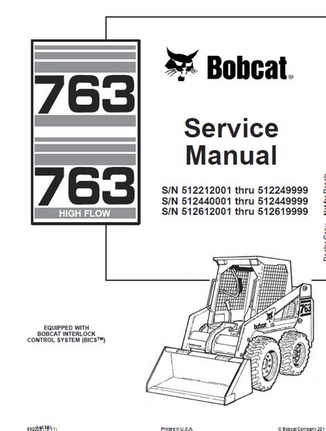 bobcat 763 skid steer service manual|bobcat 763 door for sale.